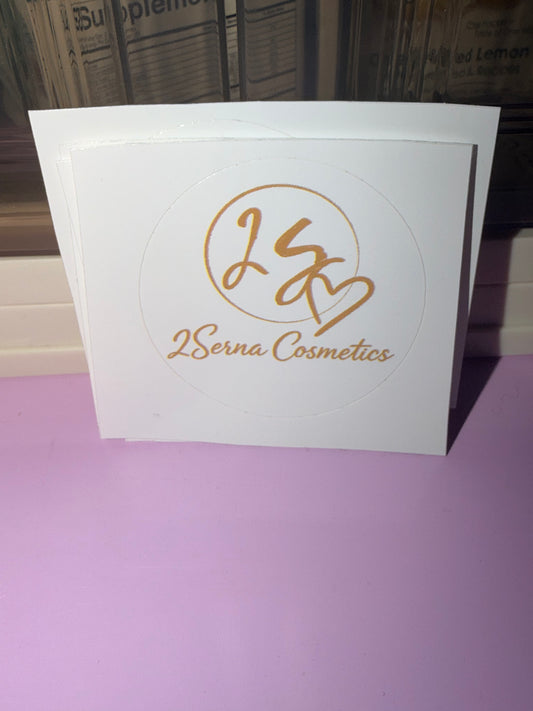 2Serna Cosmetics Logo Sticker